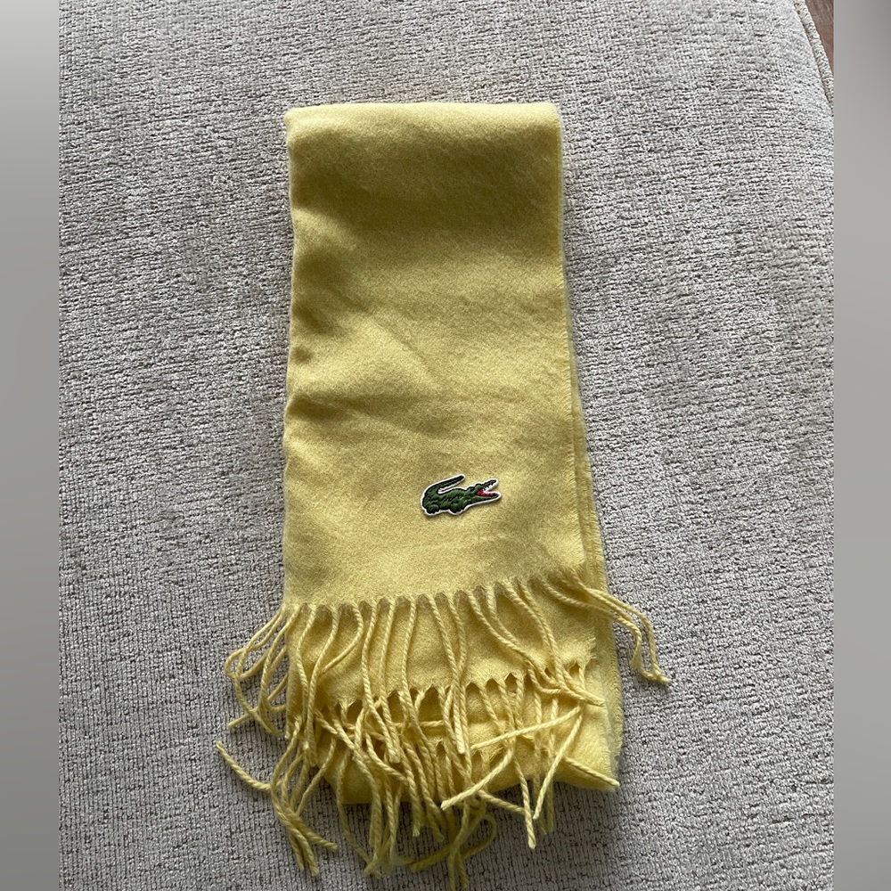 Lacoste Wool/Cashmere Scarf